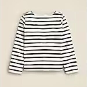 J. Crew Mariner Stripe Top in Ivory and Navy Blue